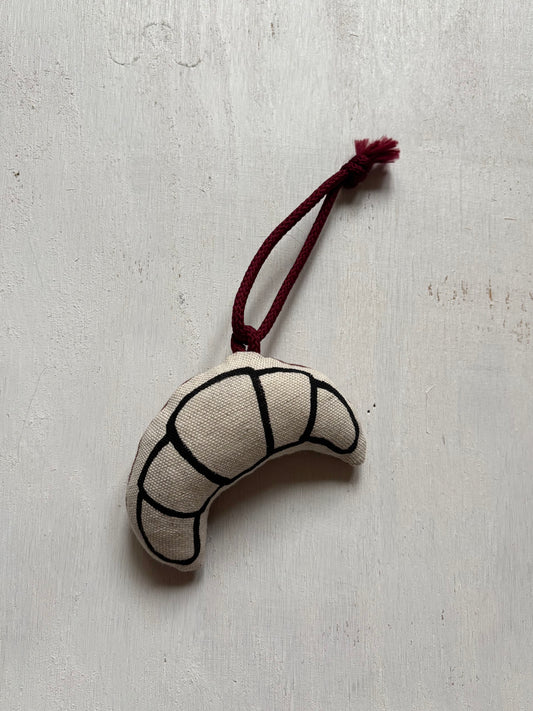 Hand-Painted Charm / Croissant