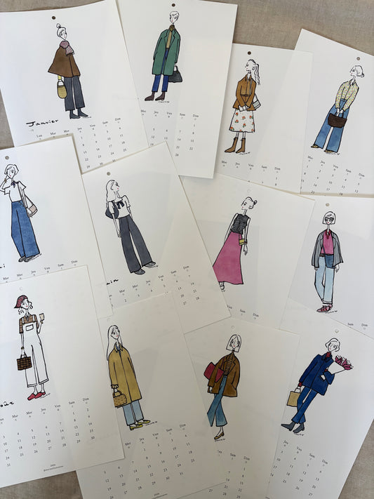 Calendar 2025 "Parisiennes"