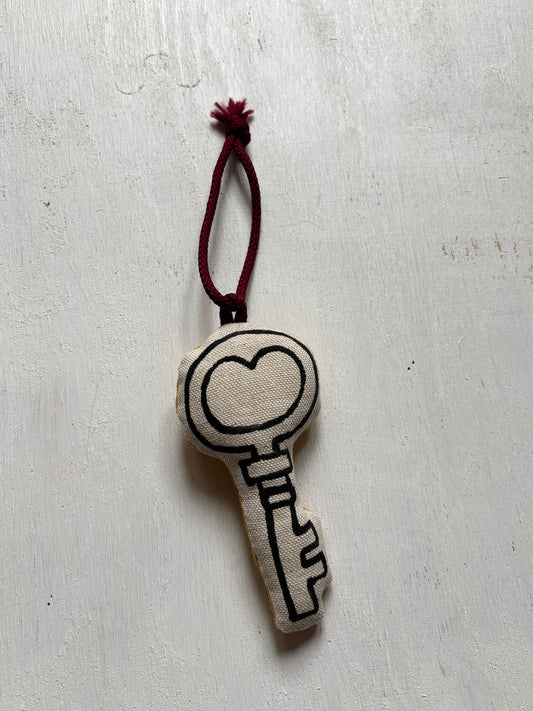 Hand-Painted Charm / Key