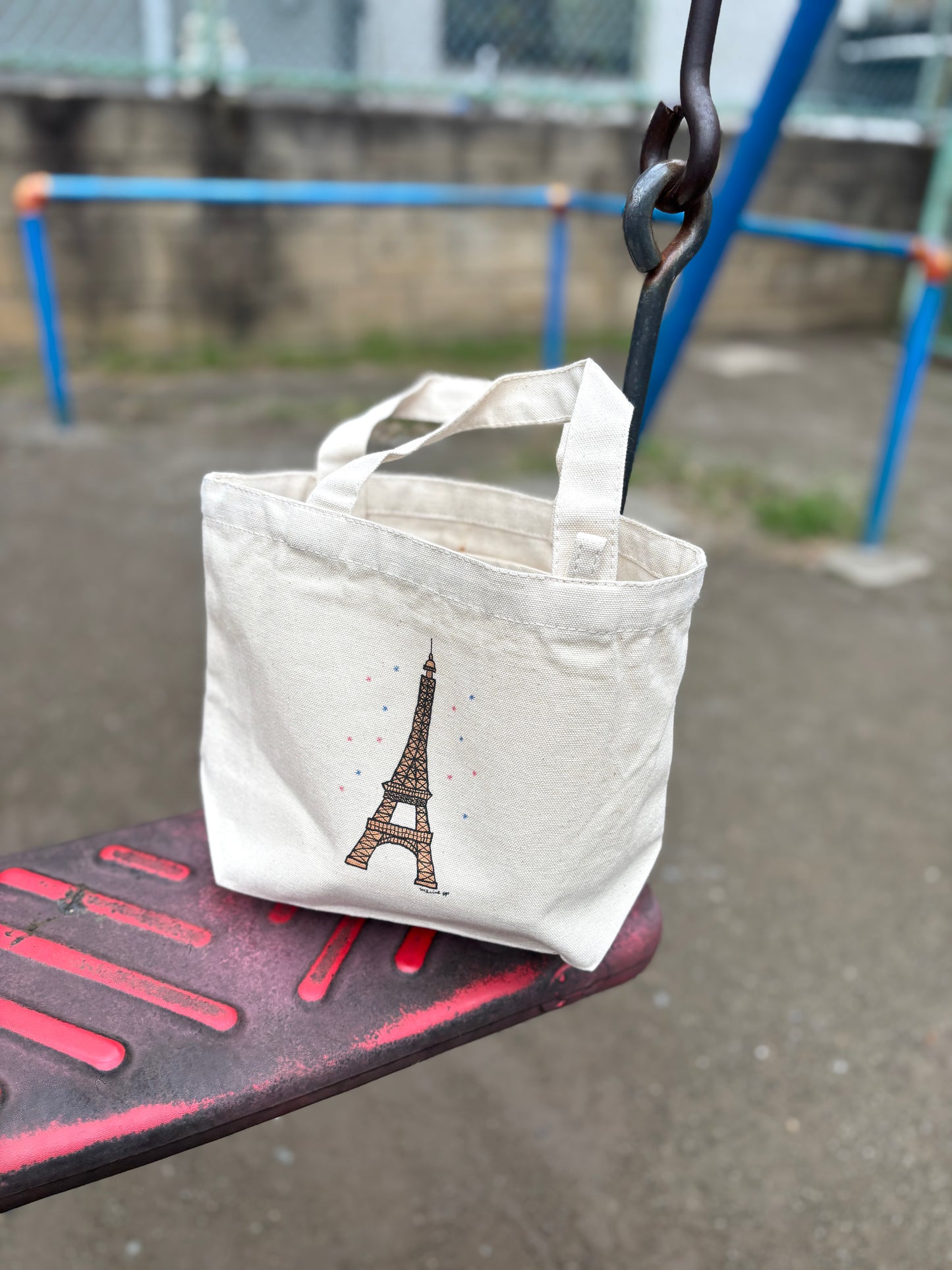 ミニトートバッグ/エッフェル塔