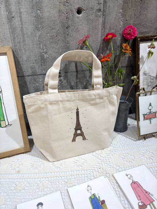 ミニトートバッグ/エッフェル塔