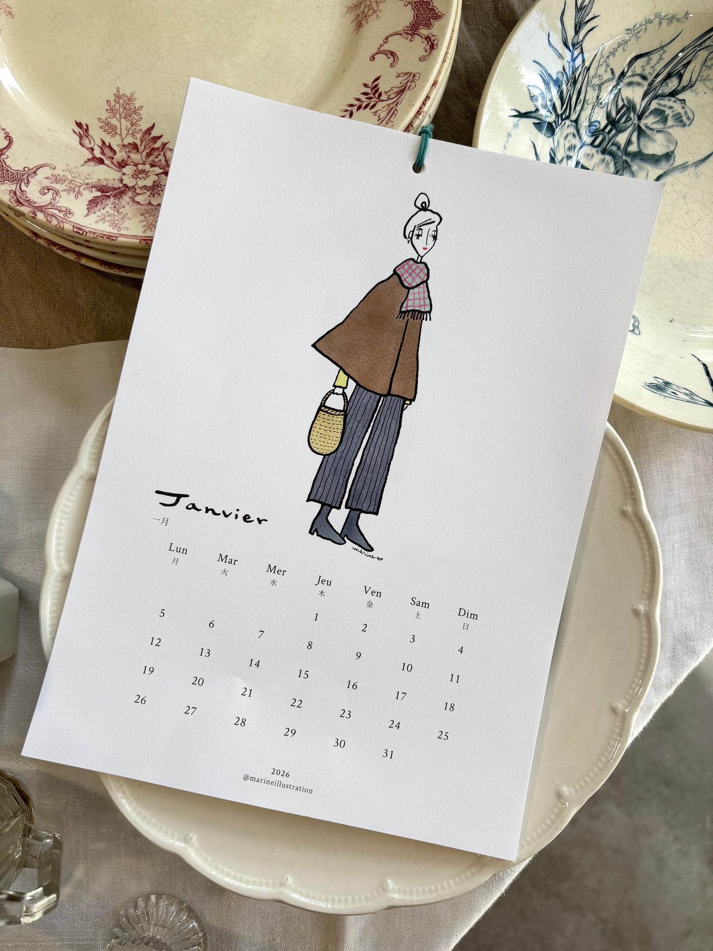  Calendar 2025 "Parisiennes" 