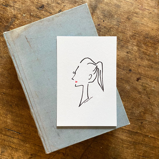 ポストカード「パリジェンヌ／横顔」
